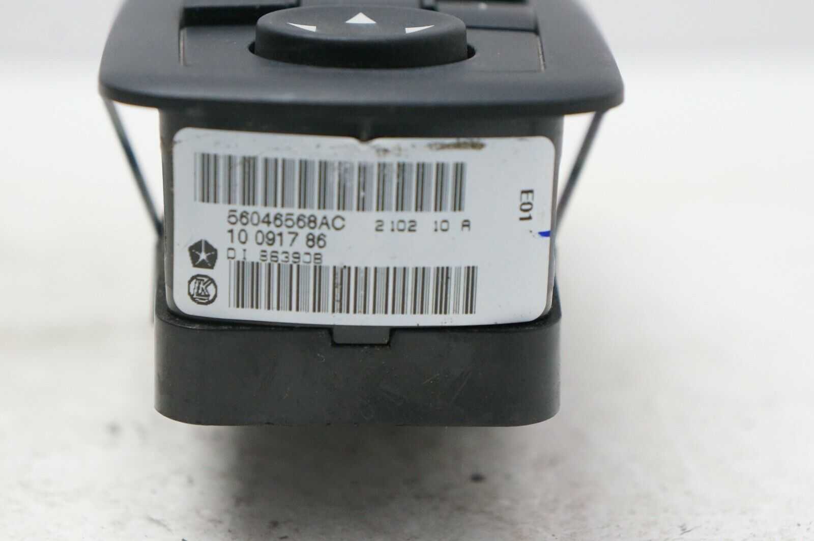 2013-2016 Dodge Dart Driver Left Door Master Power Window Switch 56046568AC OEM - Alshned Auto Parts