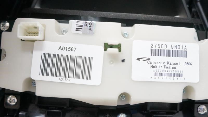 2010 Nissan Maxima AC Heater Temperature Climate Control Faceplate 275009N01A OEM - Alshned Auto Parts