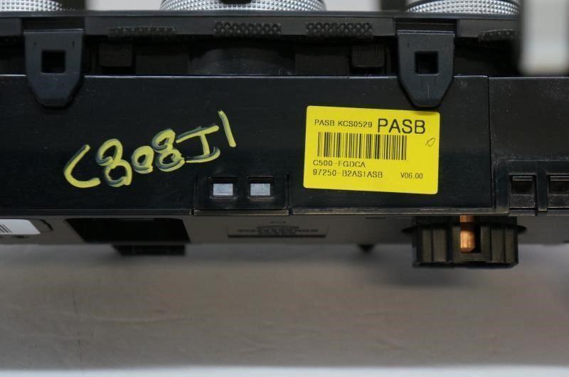 14-16 Kia Soul AC Heat Temperature Climate Control Faceplate 97250-B2AS1ASB  OEM - Alshned Auto Parts