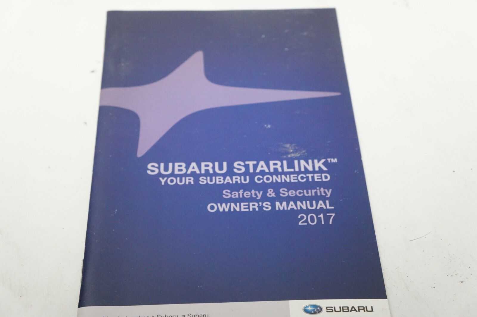 2017 Subaru Impreza owner's manual Starlink Navigation guide with case - Alshned Auto Parts