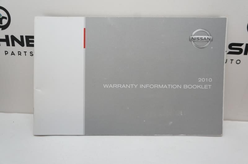 2010 Nissan Altima Owner's Manual Book Set with Case - Alshned Auto Parts