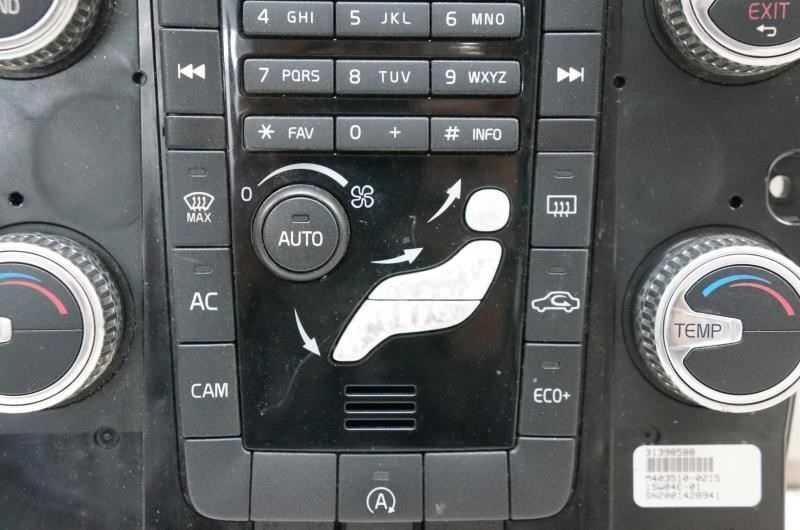 2015 Volvo XC60 Radio & Climate Control Panel 31398587 OEM - Alshned Auto Parts