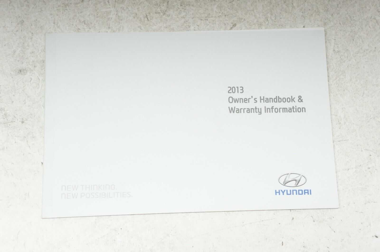 2013 Hyundai Santa Fe Owners Handbook With Case - Alshned Auto Parts