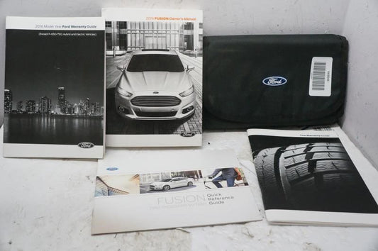 2016 Ford Fusion Owner's Manual Warranty Guide with Case - Alshned Auto Parts