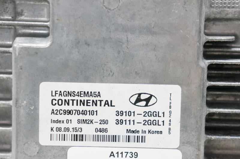 2016 Hyundai Sonata 2.4 Engine Computer Control Module ECU ECM 39101-2GGL1 OEM - Alshned Auto Parts