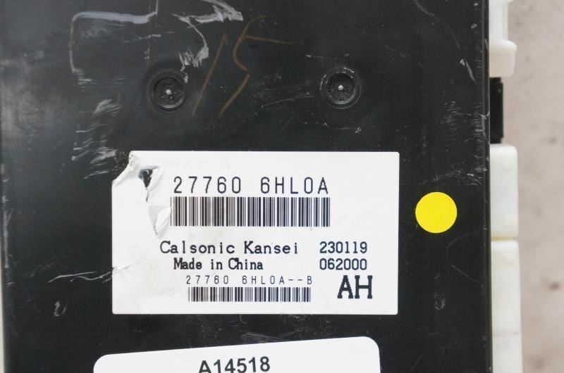 2018 Infiniti Q50 Temperature Control Module 27760 6HL0A - Alshned Auto Parts