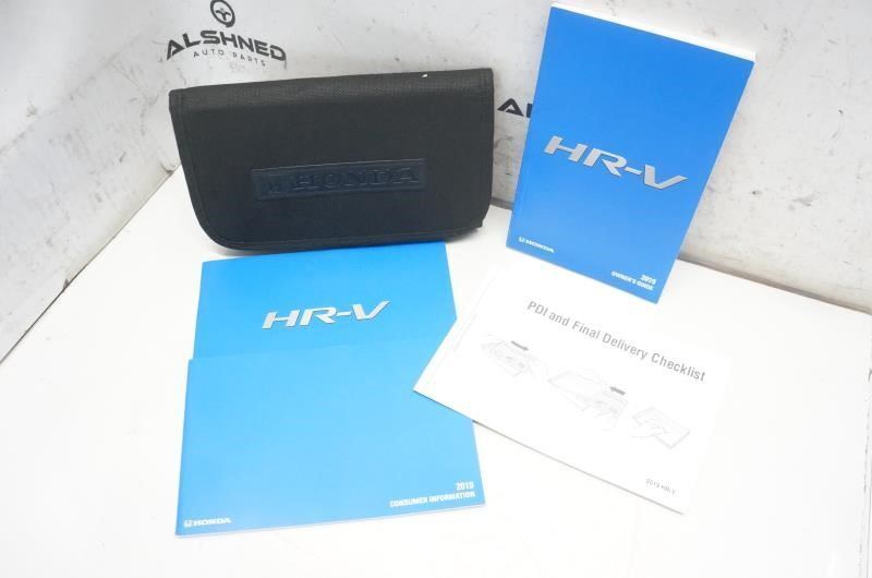 2019 Honda HR-V Owner's Guide Book Case 00X3-T7A-G300 OEM - Alshned Auto Parts