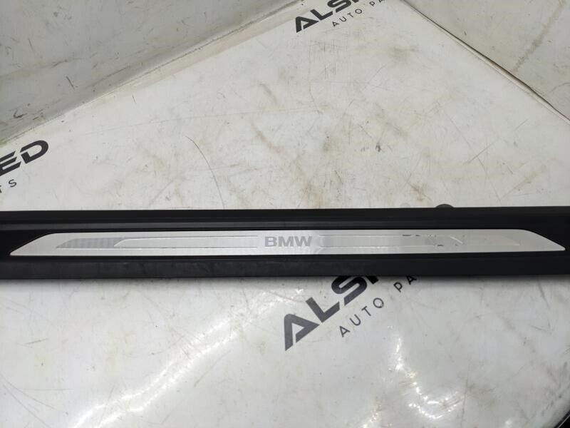 2017-2019 BMW 430i xDrive Front LH Door Sill Suff Kick Plate 51477395027 OEM - Alshned Auto Parts