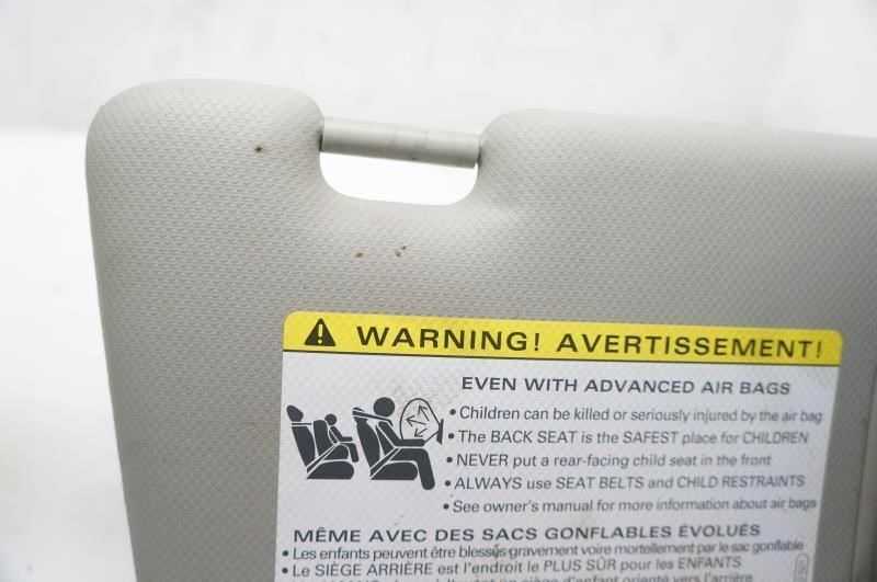 2009-2012 Audi Q5 Passenger Right Sun Visor Gray 8K0857552LAW7 OEM - Alshned Auto Parts