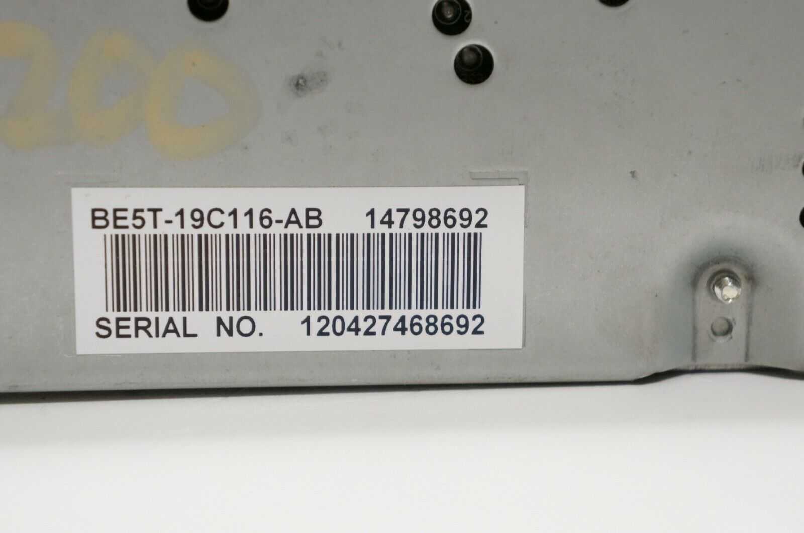*READ* 2011-2012 Ford Fusion Information Display Screen ID BE5T-19C116-AB OEM Alshned Auto Parts