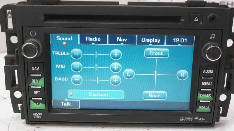 *UNLOCKED* 10-12 Buick Enclave AM FM CD Radio Receiver Navigation 22884233 OEM - Alshned Auto Parts