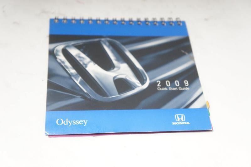 2009 Honda Odyssey Start Guide & Warranty Book with Case - Alshned Auto Parts