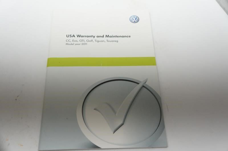 2011 Volkswagen Passat CC Owner's Manual Book Guide Set with Case - Alshned Auto Parts