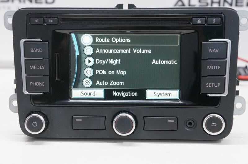 11 Volkswagen Golf GTI Navigation CD Player Radio  Display 1K0-035-274B - Alshned Auto Parts