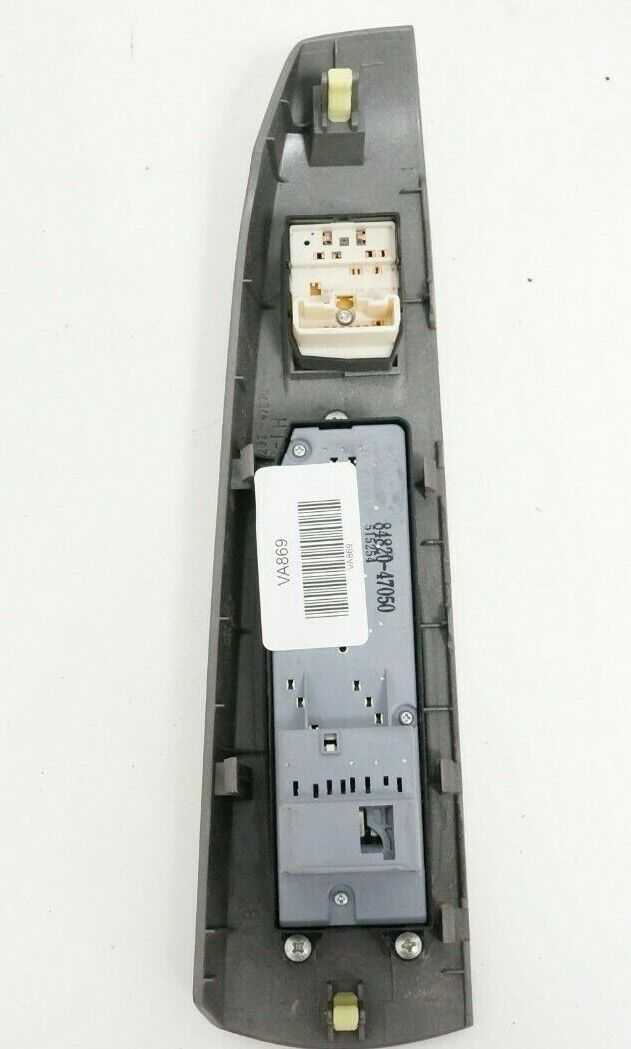 2004-2009 Toyota Prius Master Power Window Switch OEM 84820-47050 VA869 R - Alshned Auto Parts