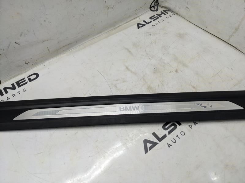 2017-2019 BMW 430i xDrive Front RH Door Sill Suff Kick Plate 51477395028 OEM - Alshned Auto Parts