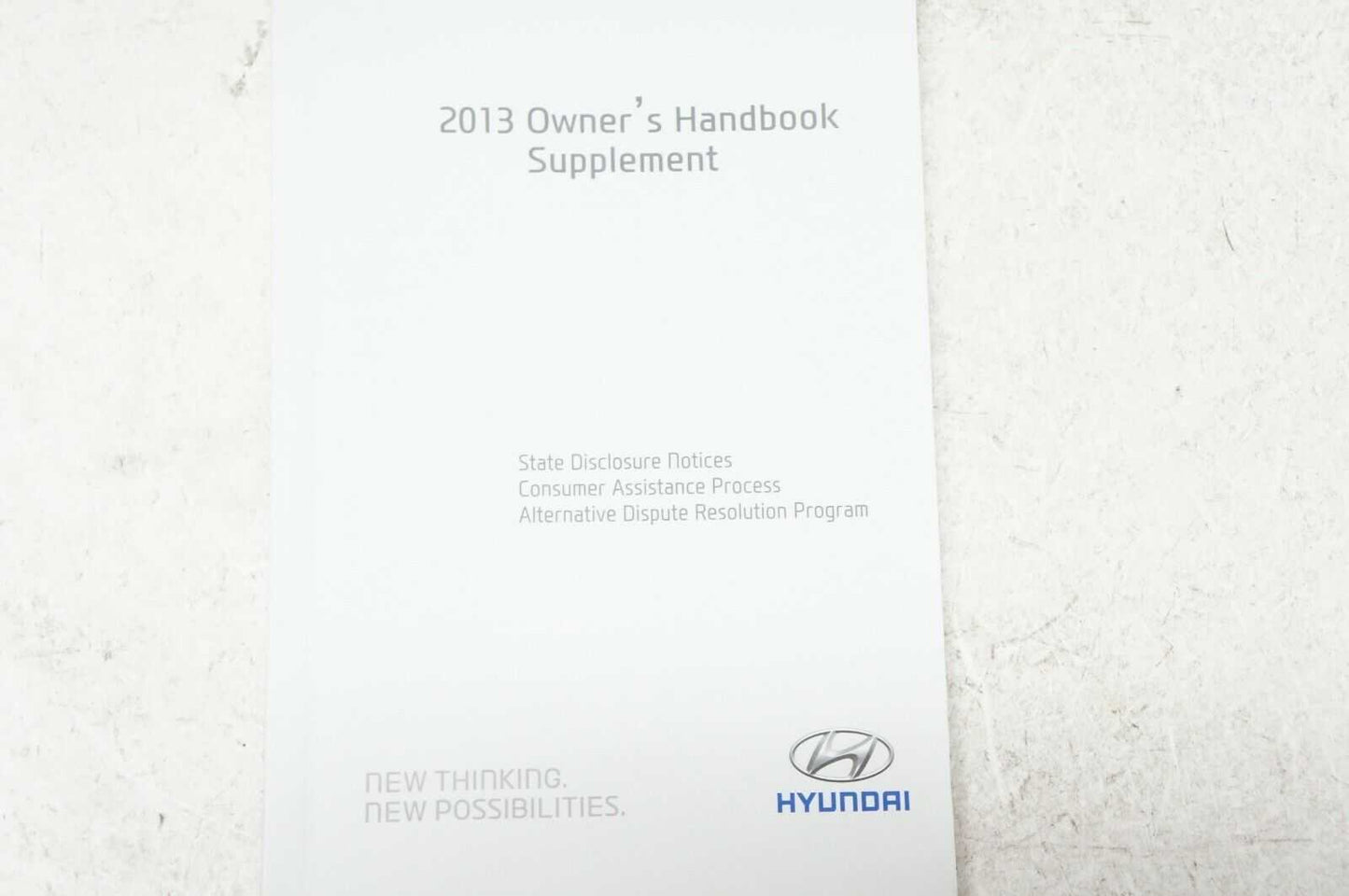 2013 Hyundai Santa Fe Owners Handbook With Case - Alshned Auto Parts