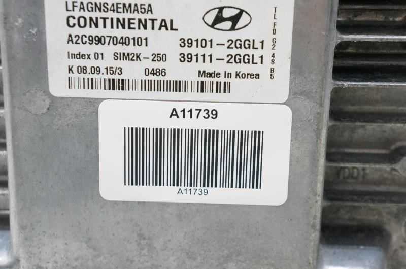 2016 Hyundai Sonata 2.4 Engine Computer Control Module ECU ECM 39101-2GGL1 OEM - Alshned Auto Parts