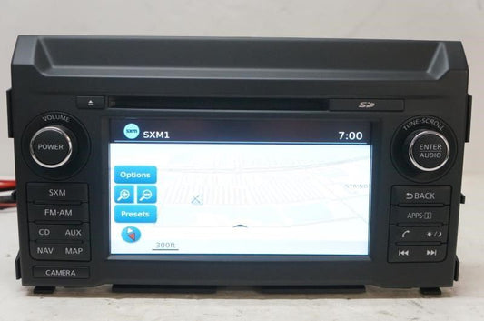 2017-2019 Nissan Titan Radio CD Navigation GPS Apps Phone Display OEM 25915EZ22E - Alshned Auto Parts