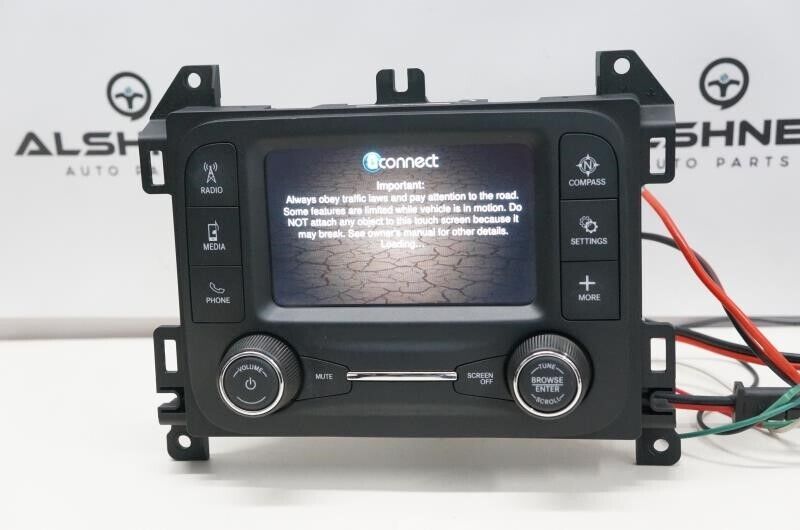 18-20 Jeep Wrangler AM-FM Radio 5" Touch-screen Uconnect VP2 OEM 68428543AC - Alshned Auto Parts