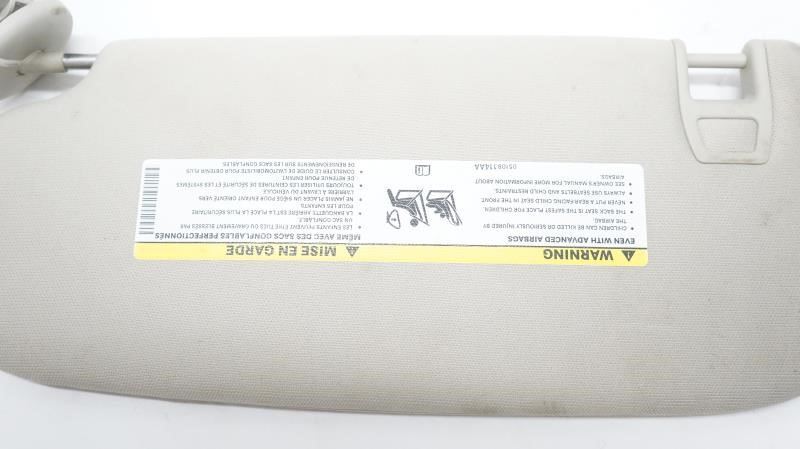 11-13 Jeep Grand Cherokee Passenger Right Side Sun Visor (Beige) OEM 1LS25HL1AD - Alshned Auto Parts