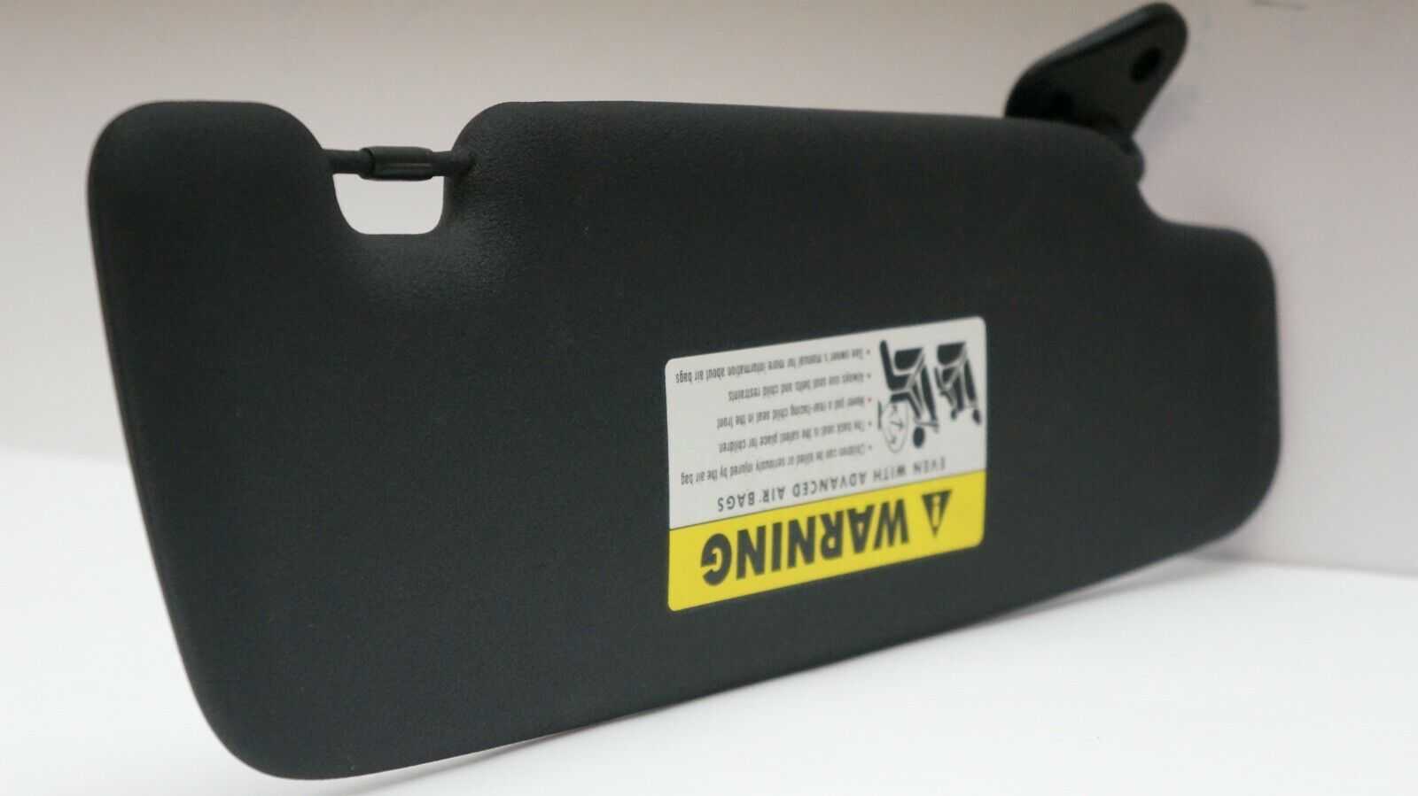 2007 - 2014 Mini Cooper Driver Side Sun Visor (Black) OEM 51166957588 Alshned Auto Parts