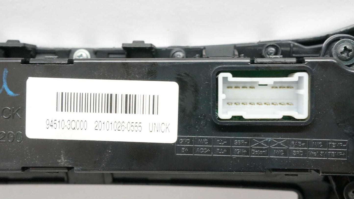 11-14 Hyundai Sonata Center Climate Control Bezel Unit OEM 97250-3Q001 - Alshned Auto Parts