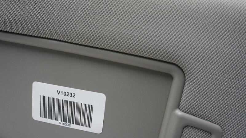 2015-2019 Kia Sedona Driver Left Sun Visor Gray 85210A9200GBU OEM - Alshned Auto Parts