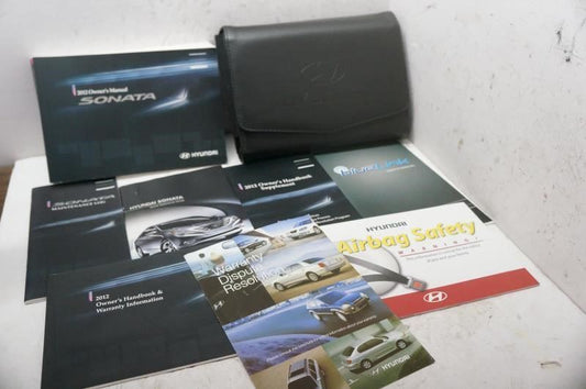 2012 Hyundai Sonata Owner's Manual Book Set with Case - Alshned Auto Parts