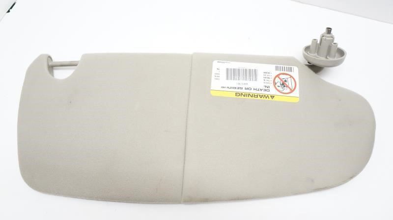 02-05 Dodge Ram 1500 Driver Left Side Sun Visor (Gray) OEM 55365001AB - Alshned Auto Parts