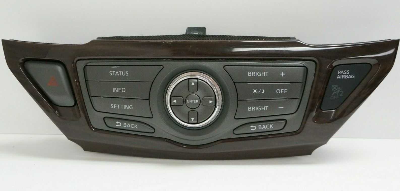 13-16 Nissan Pathfinder Screen Display Control Panel OEM 3KA0A 210250 - Alshned Auto Parts