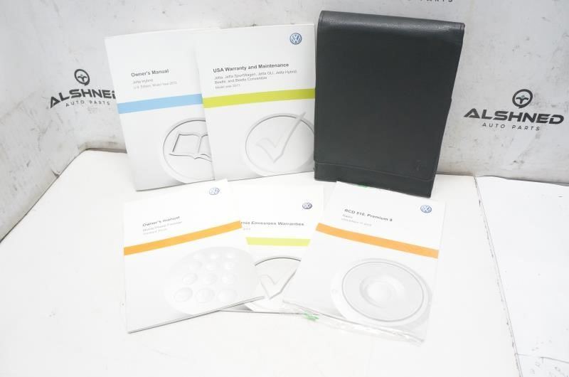 2013 Volkswagen Jetta Hybrid Owner's Manual Book Case 1325U1JEH21 OEM - Alshned Auto Parts