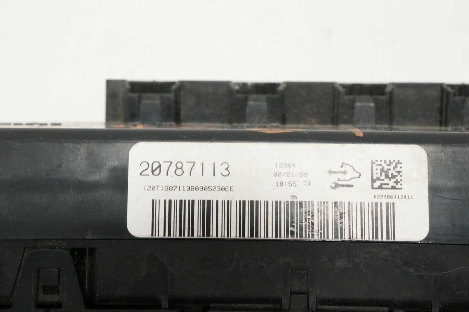 07 08 09 chevrolet silverado ac heater climate temperature control 25796476 oem - Alshned Auto Parts