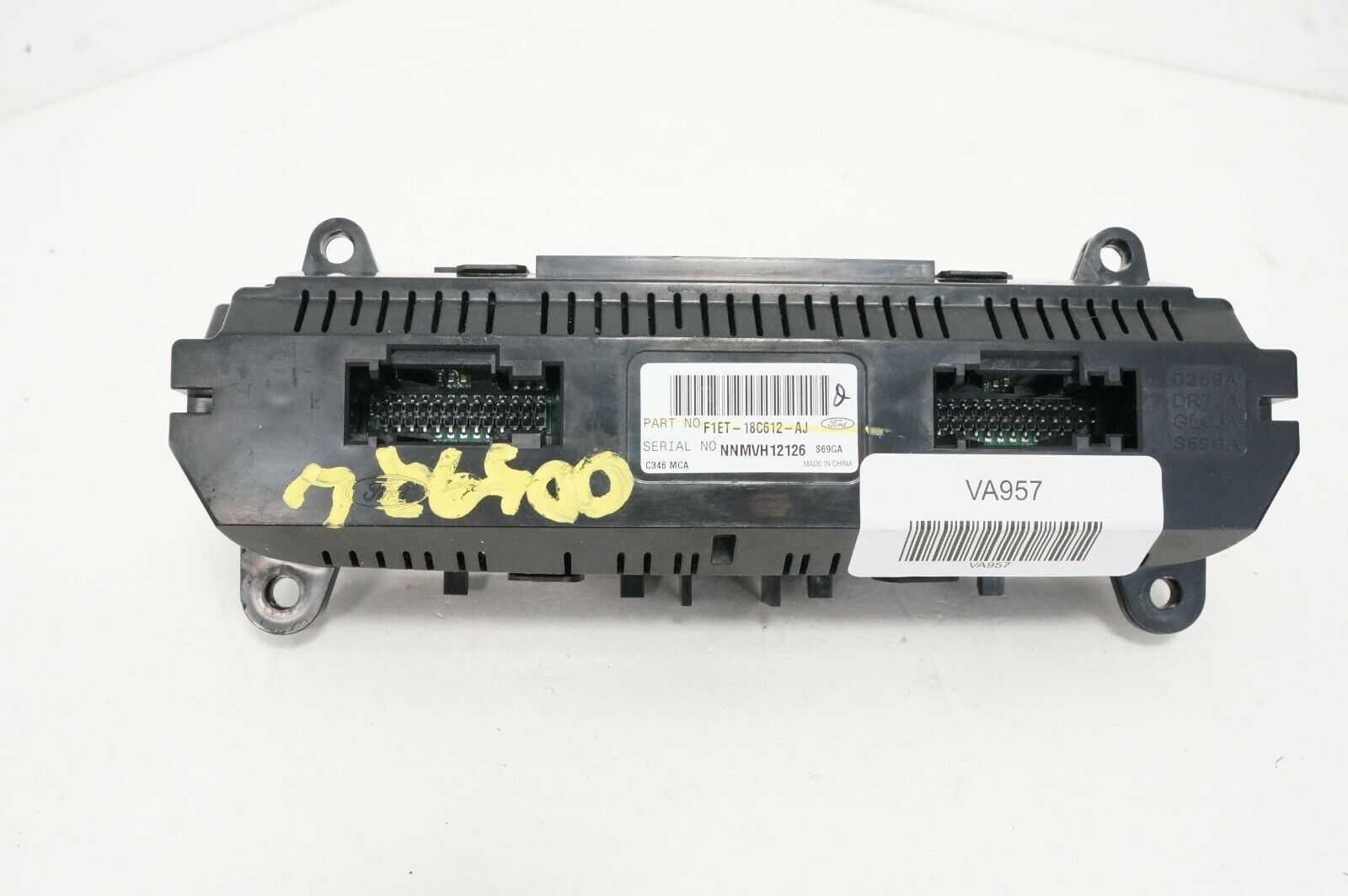 Ford Focus 2015-2018 AC Heater Temperature Control Unit F1Et-18C612-AJ OEM VA957 - Alshned Auto Parts