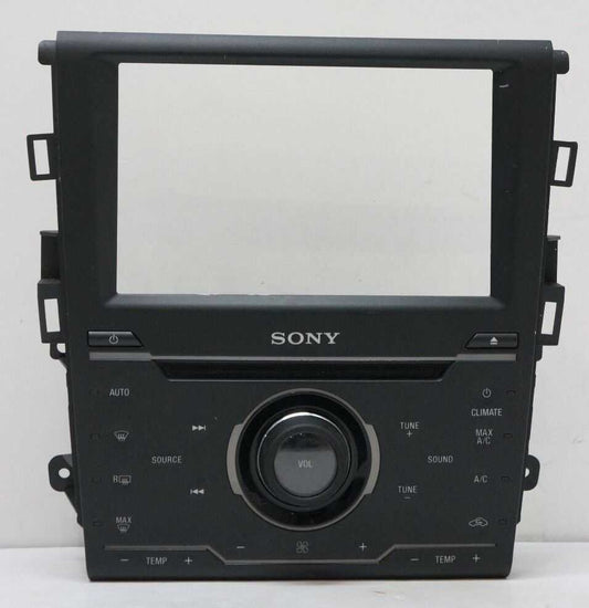 2013 Ford Fusion Sony Audio And Climate Control System Panel OEM DS7T-18E245-PP Alshned Auto Parts
