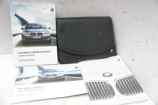 2012 BMW 5 Series Owner's Manual Book Set with Case - Alshned Auto Parts