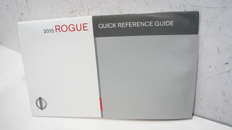 2015 Nissan Rogue Owner's Manual Book Set with Case - Alshned Auto Parts