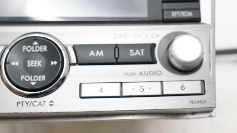 10-12 Subaru Legacy AM/FM CD MP3 SAT Radio OEM 86201AJ64A - Alshned Auto Parts