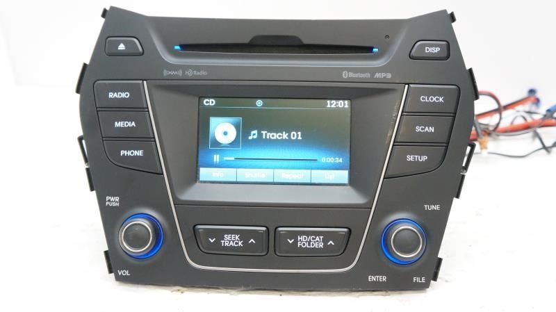 13-16 Hyundai Santa Fe AM/FM CD MP3 SAT Radio OEM 96180-4Z1014X - Alshned Auto Parts