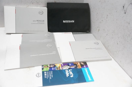 2019 Nissan Rogue Owner's Manual Book Set with Case - Alshned Auto Parts