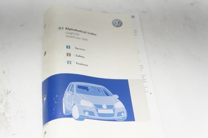 2006 Golf GTI Owner's Guide Books Set with Case - Alshned Auto Parts