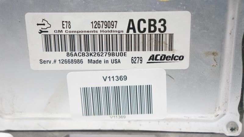 2017 Chevrolet Trax Engine Computer Control Module ECU ECM 12679097 OEM - Alshned Auto Parts