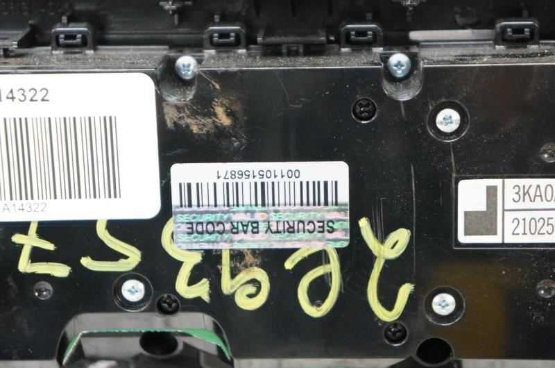 2014 Nissan Pathfinder Dash Navigation Control Panel 3KA0A 210250 OEM - Alshned Auto Parts