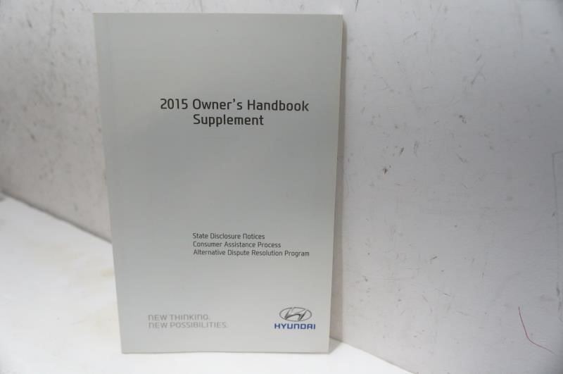 2015 Hyundai Sonata Owner's Manual Book Set with Case - Alshned Auto Parts