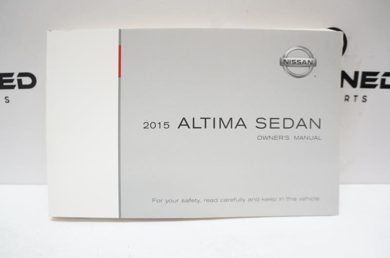 2015 Nissan Altima Owner Manual Set with Case - Alshned Auto Parts