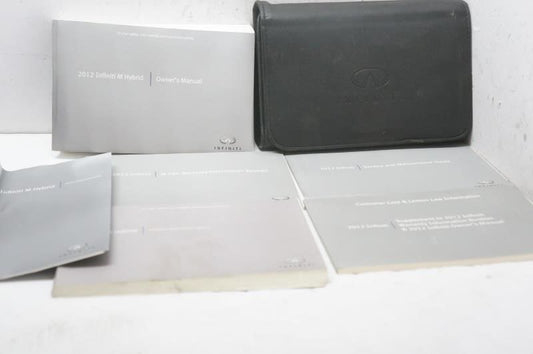 2012 Infiniti M Hybrid Owner's Manual Book Set with Case - Alshned Auto Parts