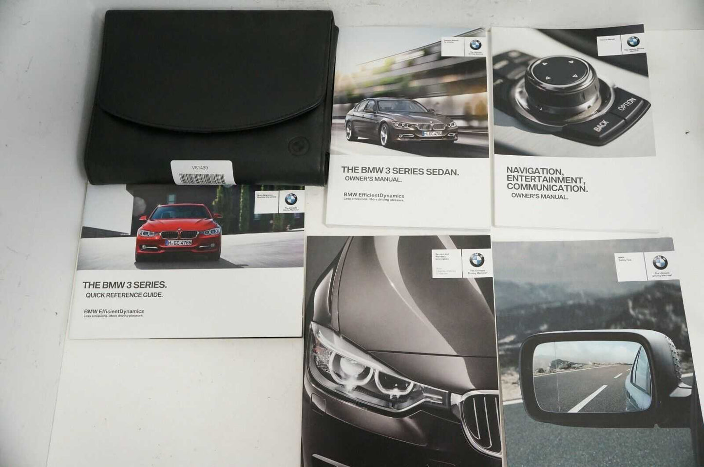 BMW 3 2014 Series Sedan Owners Manual GUIDE BOOK Set with Case navigation - Alshned Auto Parts