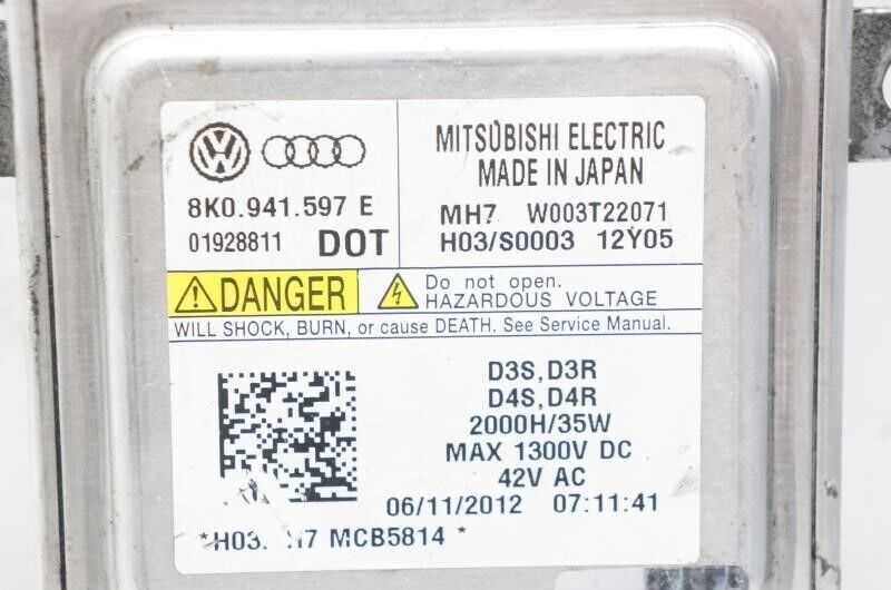 2013-2016 Audi A4 HID Xenon Light Control Unit Module Computer 8K0-941-597-E OEM - Alshned Auto Parts