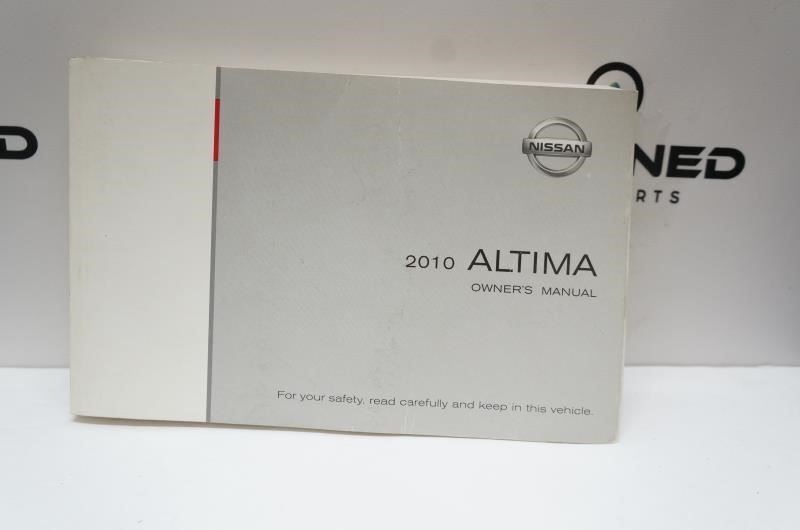 2010 Nissan Altima Owner's Manual Book Set with Case - Alshned Auto Parts