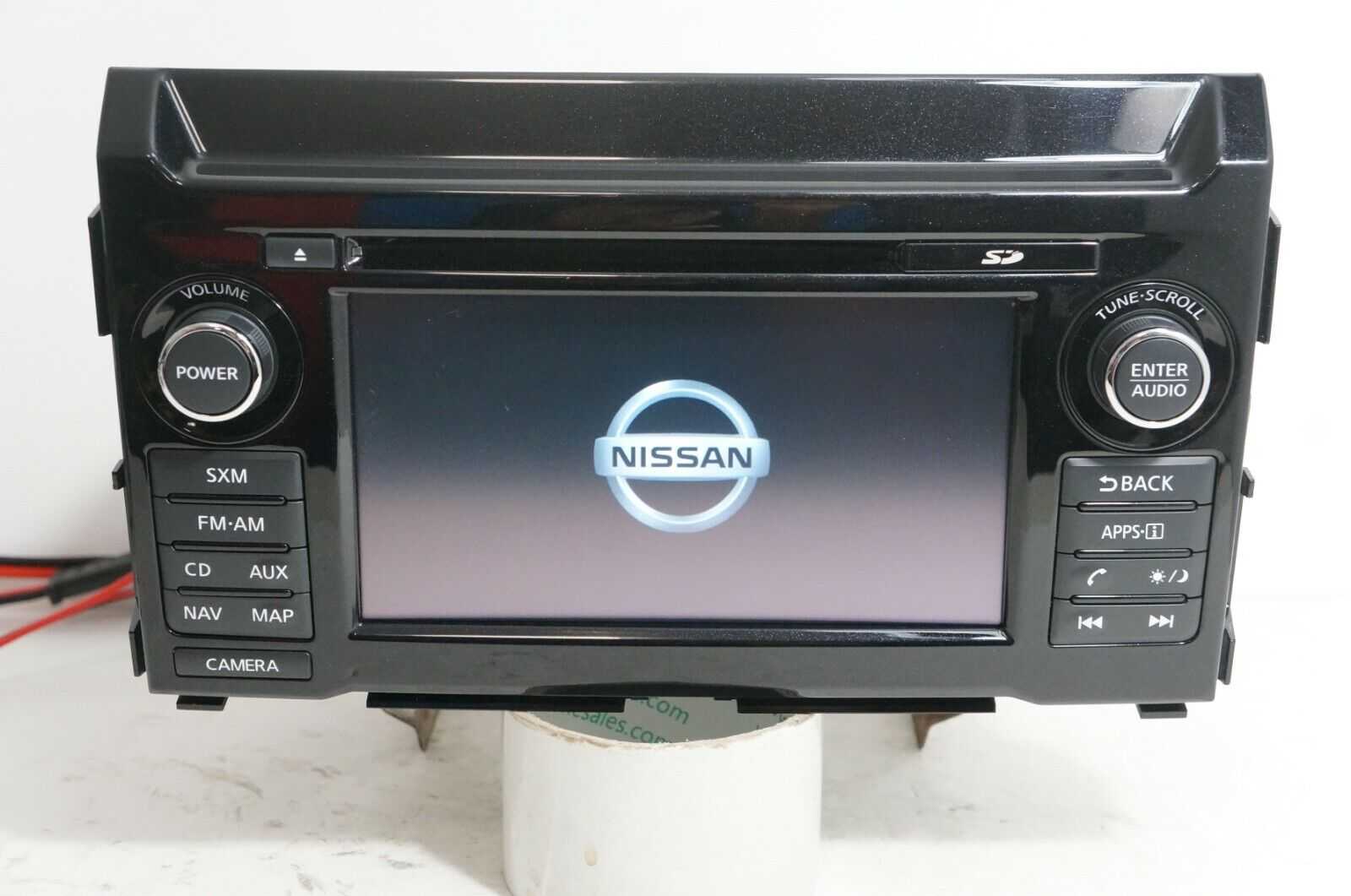 2017-2018 Nissan Titan XD Radio Receiver CD Player Display Screen OEM 25915EZ10B - Alshned Auto Parts